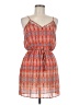 Deb 100% Polyester Paisley Orange Casual Dress Size M - photo 1