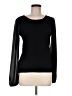 Grace Black Long Sleeve Top Size M - photo 1