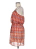 Deb 100% Polyester Paisley Orange Casual Dress Size M - photo 5