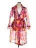 Masseys 100% Polyester Tie-dye Pink Raincoat Size 1X - photo 1