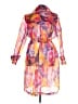 Masseys 100% Polyester Tie-dye Pink Raincoat Size 1X - photo 2