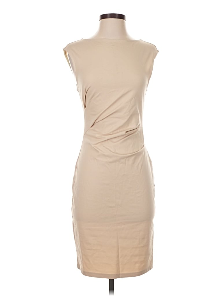 Pre-owned Motf Casual Dress In Tan
