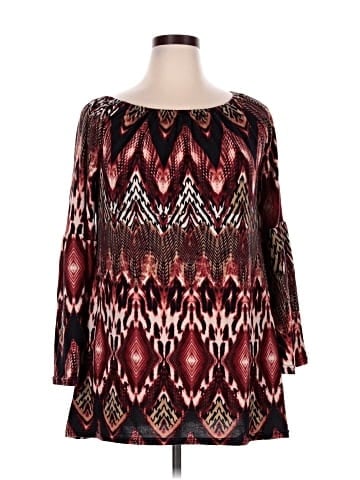 Win Win 3/4 Sleeve Blouse (view 1)