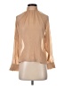 Zara Tan Long Sleeve Blouse Size XS - photo 1