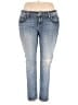 Vigoss Hearts Blue Jeans Size 24 waist - photo 1