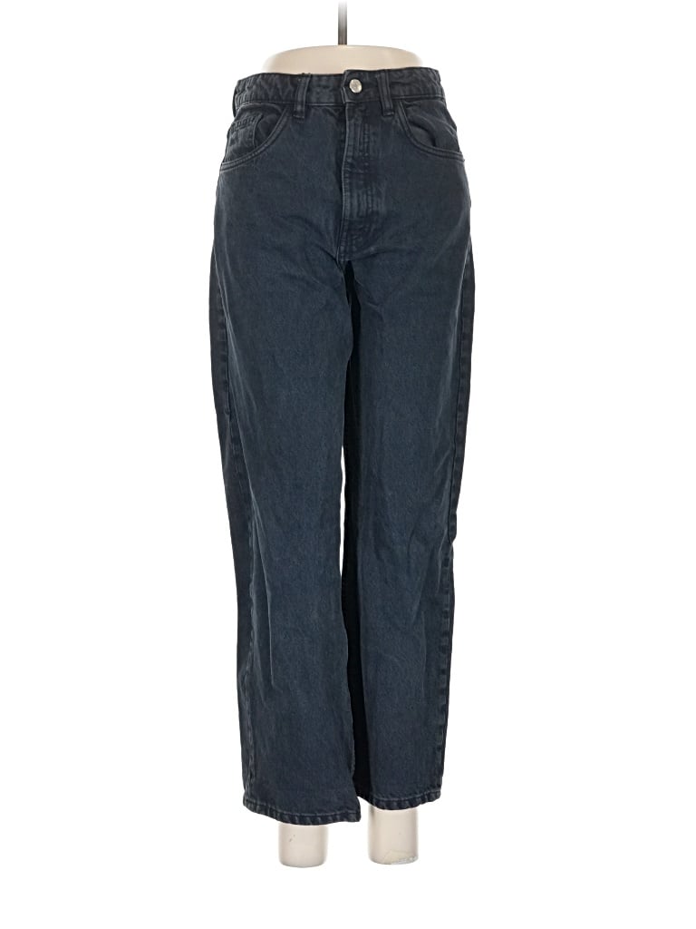 Pre-owned Zara Trf Jeans In Blue