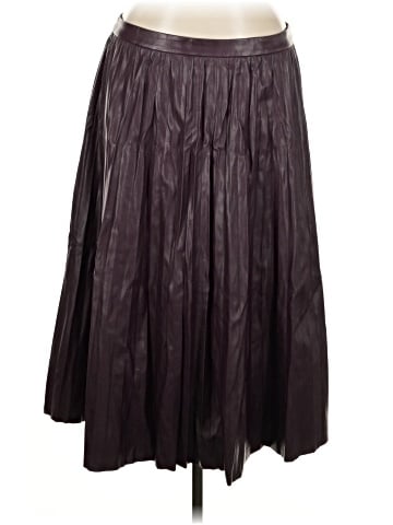 Calvin Klein Faux Leather Skirt (view 1)