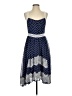Ryu Polka Dots Blue Cocktail Dress Size S - photo 1