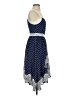 Ryu Polka Dots Blue Cocktail Dress Size S - photo 4