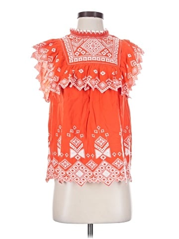 Feathers Sleeveless Blouse (view 1)