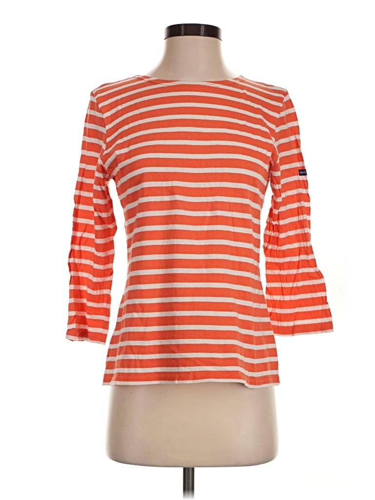 Pre-owned Saint James 3/4 Sleeve T-shirt In Orange