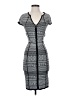 Cache Houndstooth Gray Casual Dress Size S - photo 1