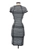 Cache Houndstooth Gray Casual Dress Size S - photo 2