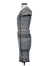 Cache Houndstooth Gray Casual Dress Size S - photo 5