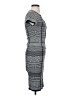 Cache Houndstooth Gray Casual Dress Size S - photo 4