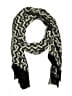 Bindya Chevron-herringbone Black Scarf One size - photo 1