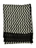 Bindya Chevron-herringbone Black Scarf One size - photo 2