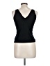 August Silk Black Sleeveless Top Size L - photo 2
