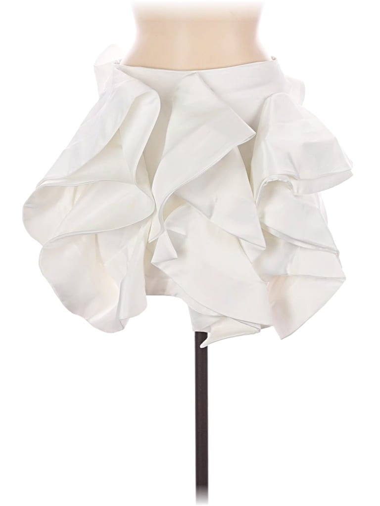 Pre-owned Akira Sleeveless Top Ivory Strapless Neckline Tops