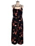 Next 100% Polyester Black Blue Jumpsuit Size 16 - photo 1