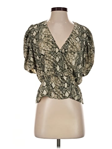 WAYF Short Sleeve Blouse (view 1)