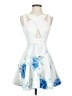 NBD 100% Polyester Floral White Cocktail Dress Size XS - photo 1