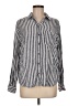 Universal Thread Stripes Gray Long Sleeve Button-Down Shirt Size M - photo 1