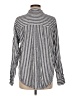 Universal Thread Stripes Gray Long Sleeve Button-Down Shirt Size M - photo 2