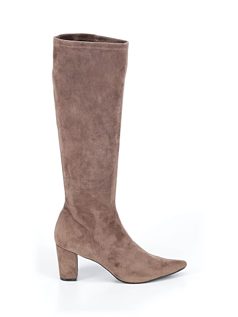 Pre-owned Silent D Boots In Tan