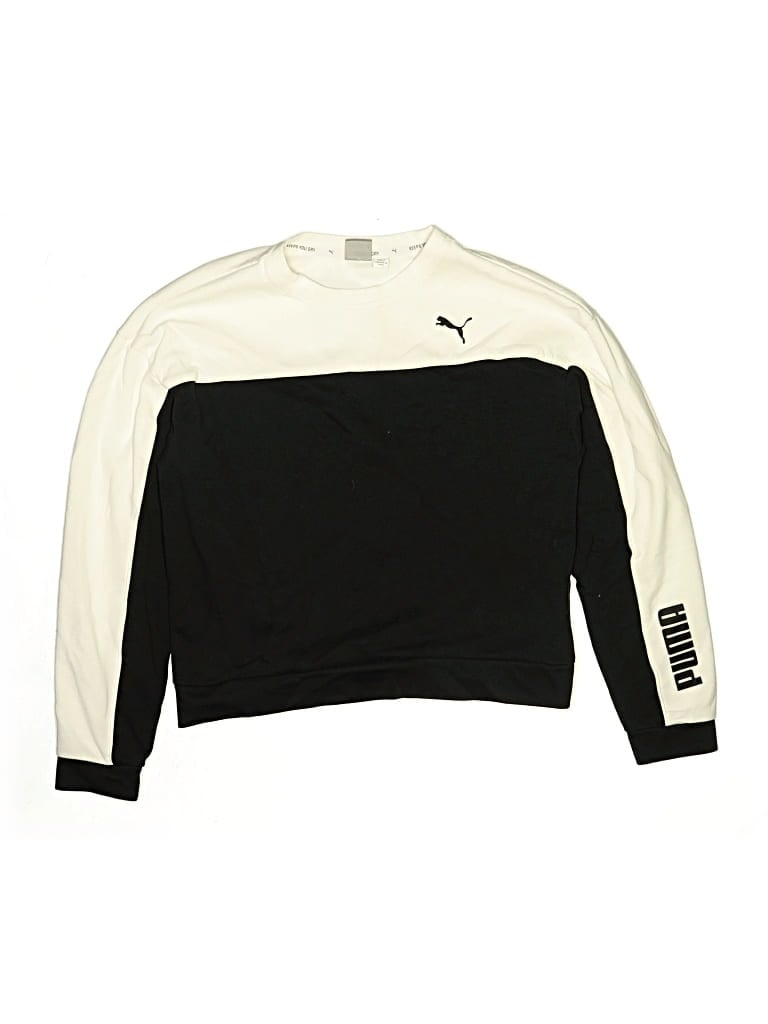 Pre-owned Puma Kids' Pullover Sweater In Black