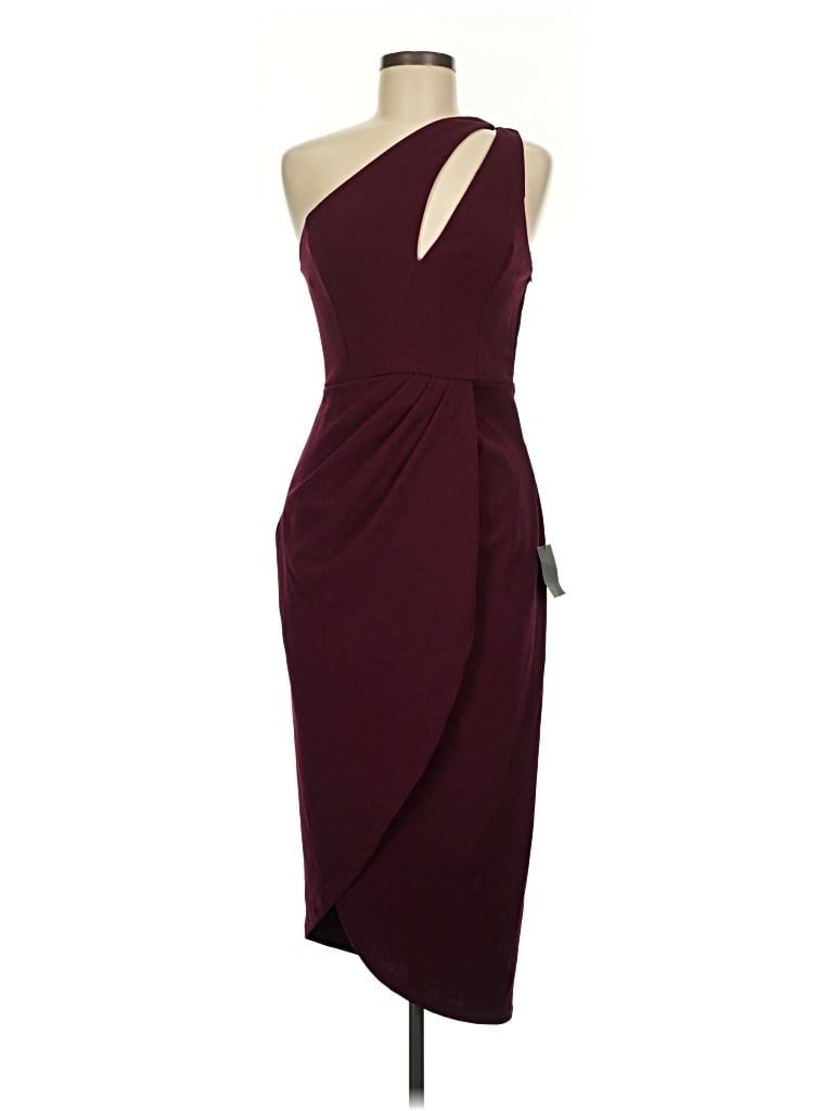 Lulus Cocktail Dress In Burgundy