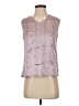 April Cornell 100% Polyester Purple Sleeveless Blouse Size XS - photo 1