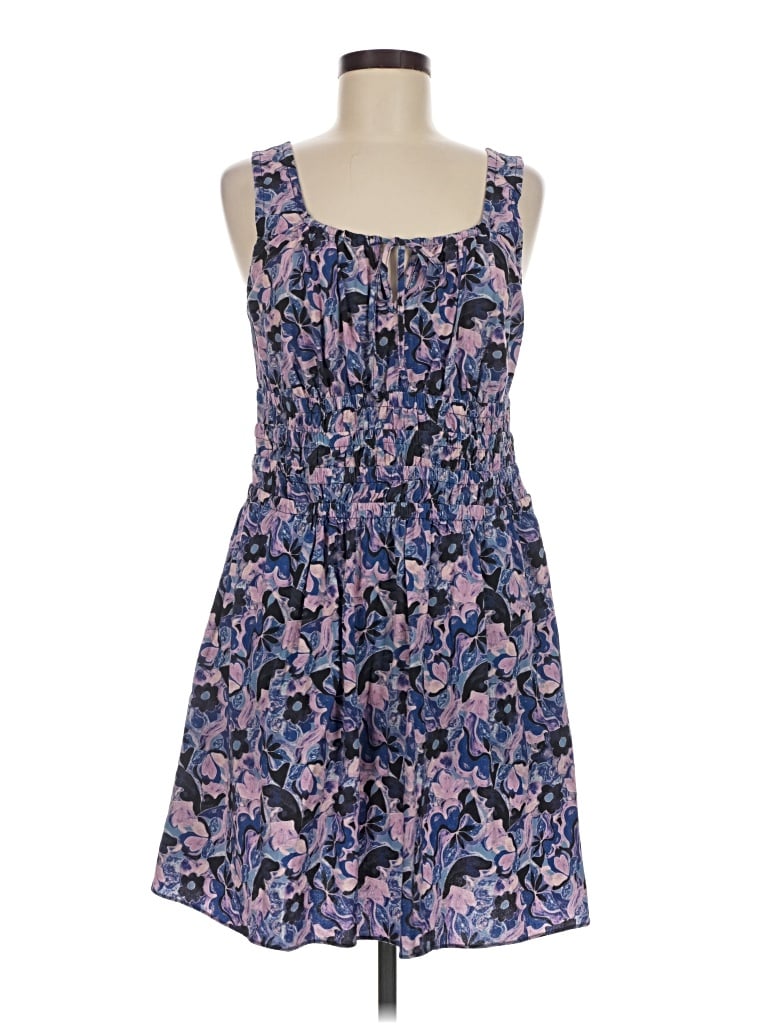 Pre-owned Marine Layer Casual Dress In Blue