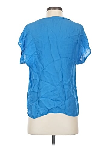 Joie Short Sleeve Silk Top (view 2)