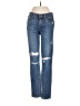 Paige Hearts Blue Jeans Size 25 waist - photo 1