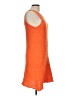 Zara Chevron-herringbone Orange Dress Size 13 - 14 - photo 4