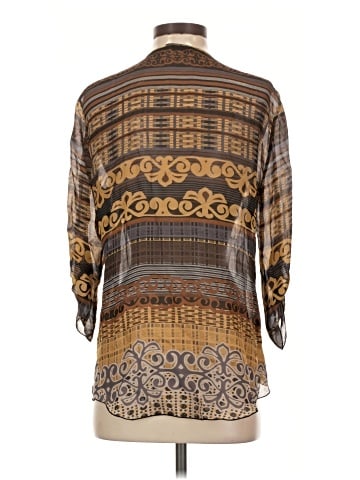 Hale Bob 3/4 Sleeve Silk Top (view 2)