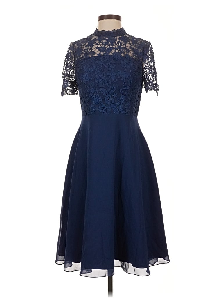Pre-owned Jj's House Cocktail Dress In Blue