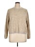 Free People Metallic Tan Pullover Sweater Size XL (estimated) - photo 1