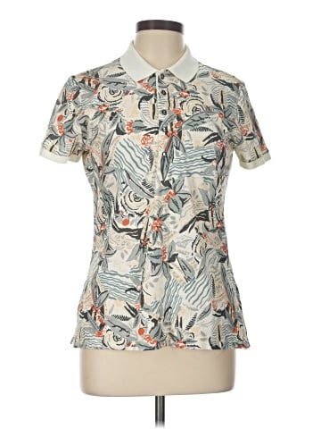 Lauren by Ralph Lauren Short Sleeve Blouse (view 1)