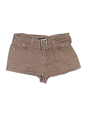 PrettyLittleThing Khaki Shorts (view 1)