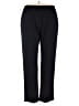 Koret Solid Black Casual Pants Size 2X - photo 1