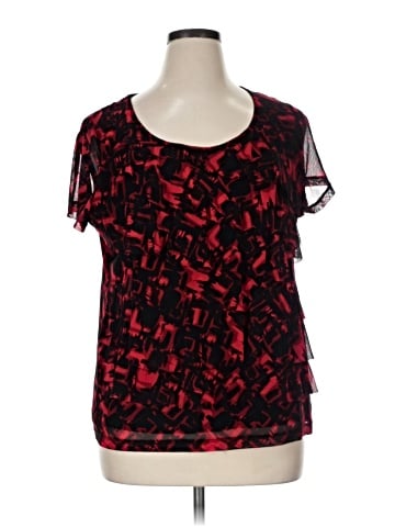 212 Collection Short Sleeve Blouse (view 1)
