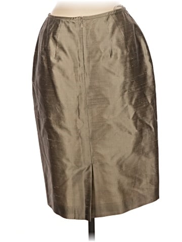 Linda Allard Ellen Tracy Silk Skirt (view 2)