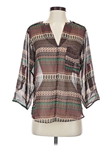 Collective Concepts 3/4 Sleeve Blouse (view 1)