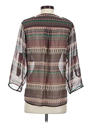 Collective Concepts 3/4 Sleeve Blouse (view 2)