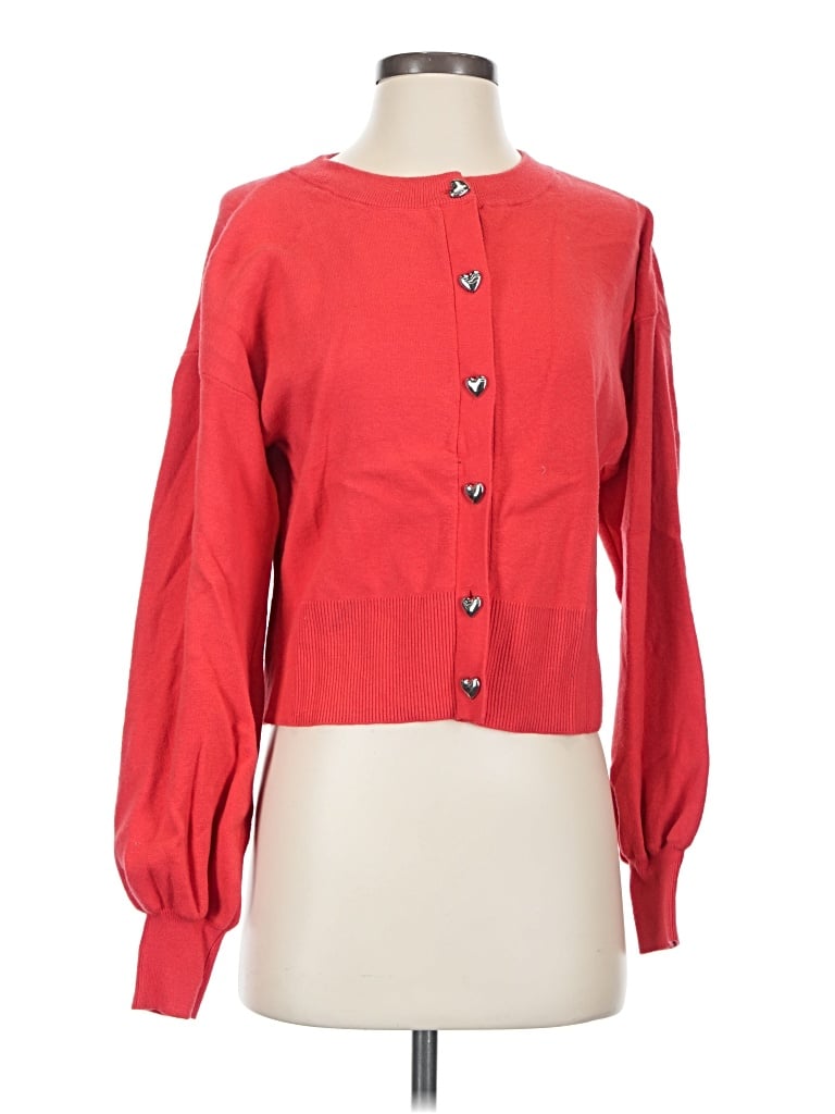 Pre-owned On 34th Cardigan Sweater In Red