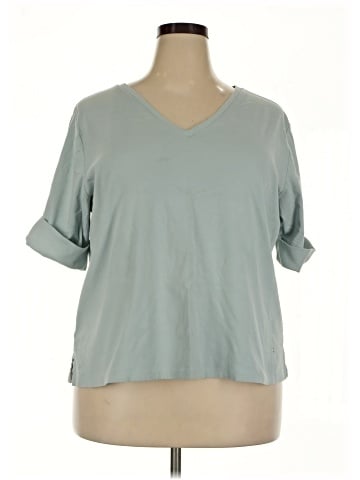 Lauren by Ralph Lauren 3/4 Sleeve T-Shirt (view 1)
