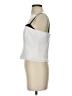 Ann Taylor LOFT 100% Polyester Silver Ivory Sleeveless Top Size 4 - photo 5