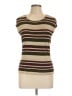 Kate Hill Brown Sweater Vest Size L - photo 1